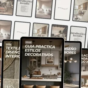 Pack de 6 eBooks + Curso Diseño de Interiores Paso a Paso de REGALO!