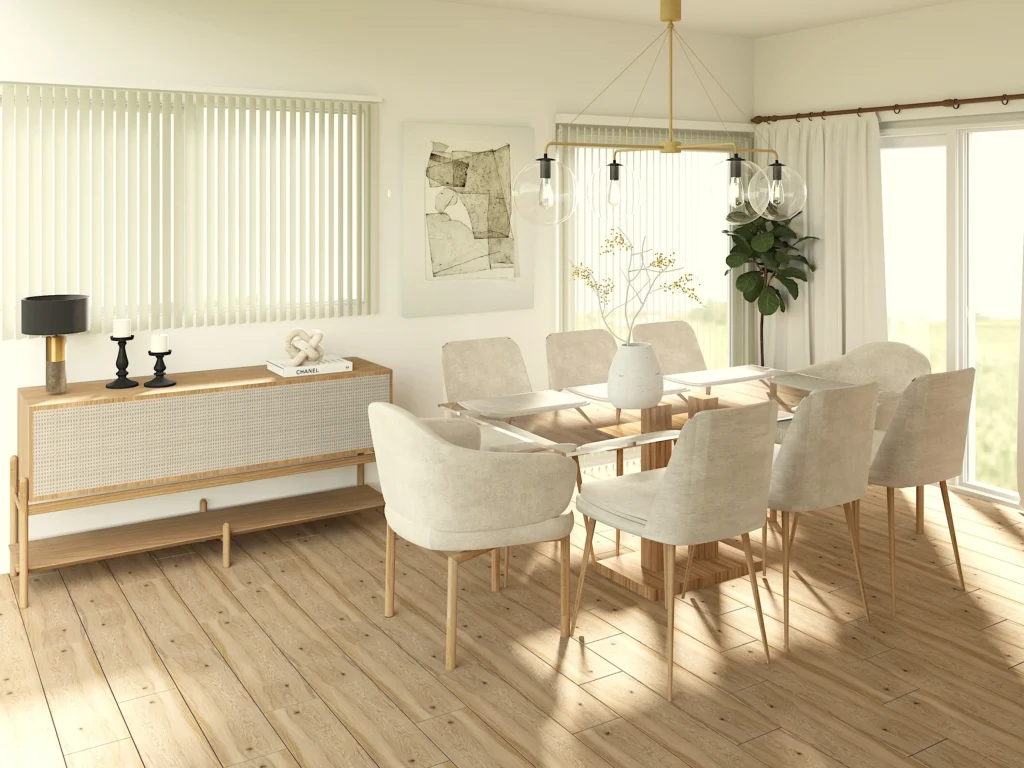 dining matched to living