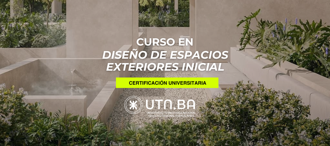 Diseño de espacios exteriores inicial