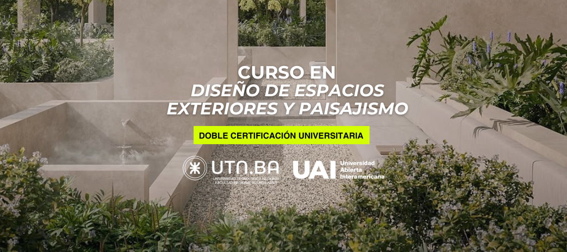 Diseño de espacios exteriores y paisajismo