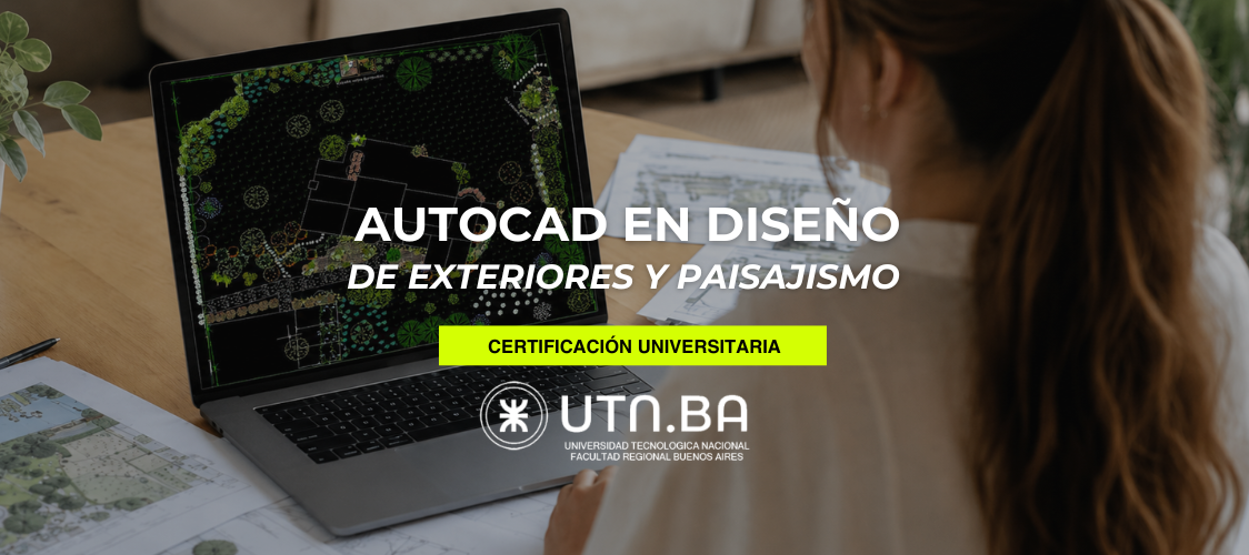 AutoCAD en Diseño de exteriores y Paisajismo